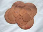 Plain Copper discs